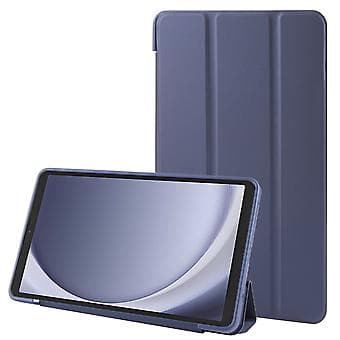 Tri-fold Läderfodral för Samsung Galaxy Tab A9 (Mörkblå)