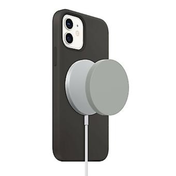 For iPhone 12 12 Pro Max Magsafe Magnetisk Trådløs Lader Beskyttelsesdeksel (Burgunder)