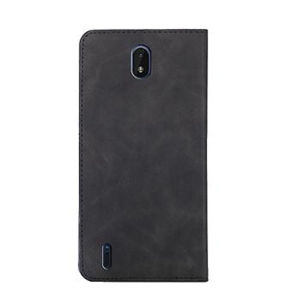 Skin Feel PU-etui for Nokia C01 Plus/C1 2. utgave (Svart)