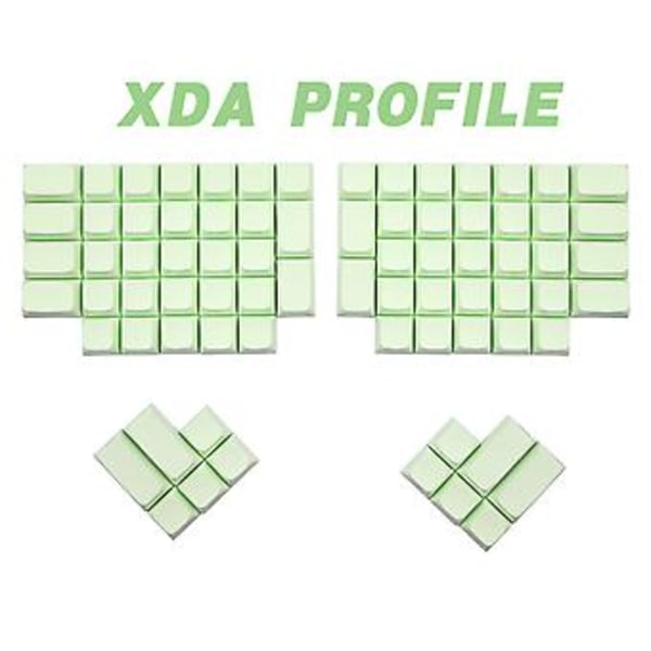 76 stk. PBT Blank Keycaps Ergodox Mekanisk Gaming Tastatur XDA Profil for Tast C