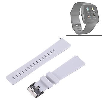 Silikoninen ranneke Fitbit Versa / Versa 2:lle (Valkoinen)