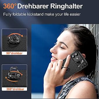 Camshield Puhelimen Kotelo iPhone 14 Plus:lle (Musta)