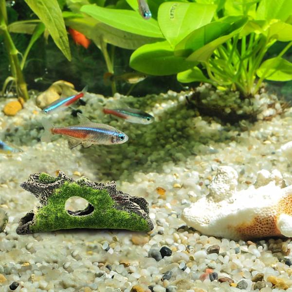 Akvarium Tredekorasjon, 2 stk. Dekorasjoner av tre
