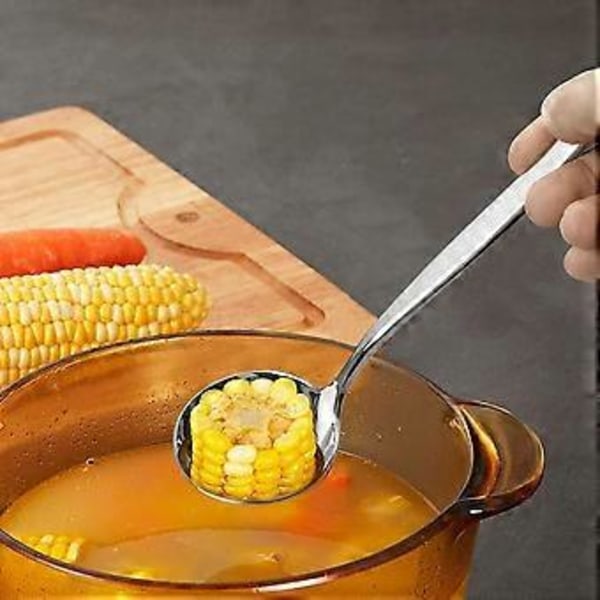 Gravy Skje Sett i Rustfritt Stål, for Servering av Supper og Sauser