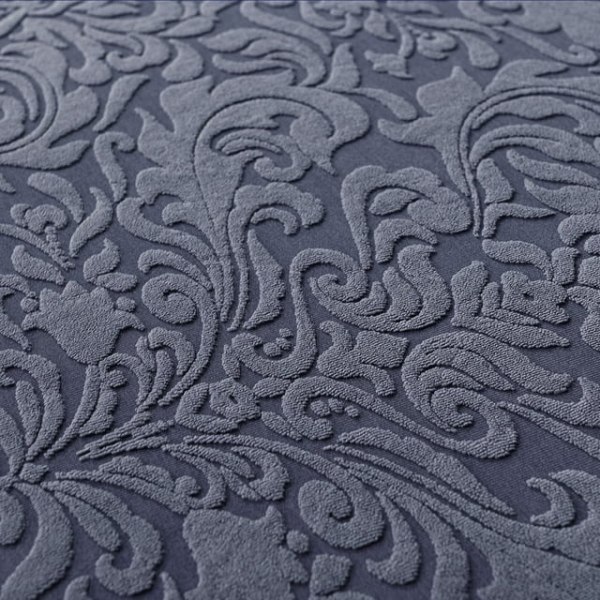 Grå, sofaovertrekk, 3-seters jacquard Damascus sofaovertrekk