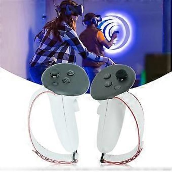 Handrem för Meta Quest 3 - Anti-Fall, Anti-Metall Ringspänne, Joystick-Hatt, Ersättningsrem