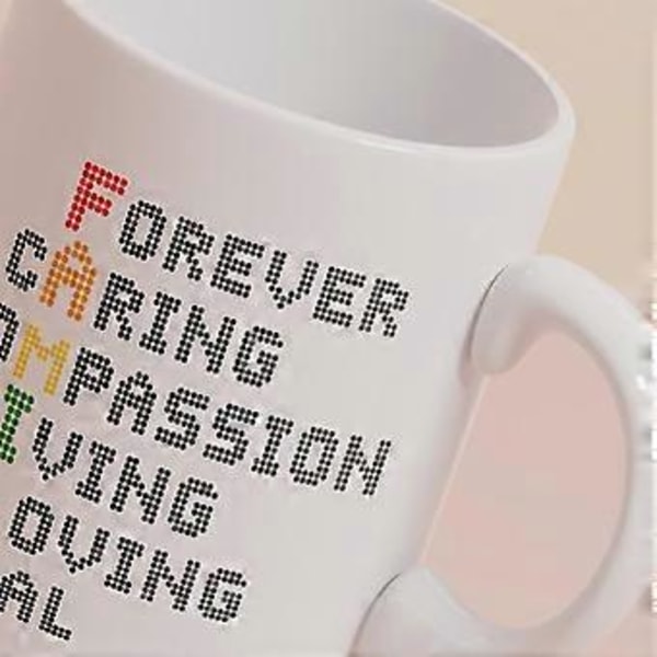 Kaffekopp Keramisk Bred Munn HD Transfertrykk Engelsk Mønster Tekopp for Kaffe Te Varm Sjokolade