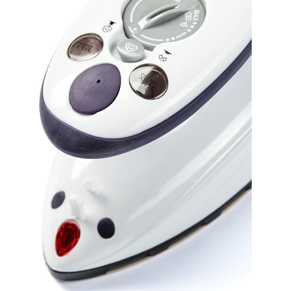 mini dampstrygejern, hvid, 1 enhed, IQ2100W