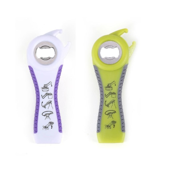 Set of 2 5 in 1 Opener, Bottle Opener, Can Opener, Practical Ever