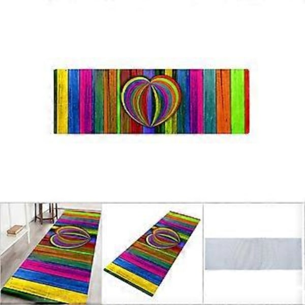 Halkfri Golvmatta Dörrmatta Matta Kök Vardagsrum Sovrum Rug Dekor 60*180cm