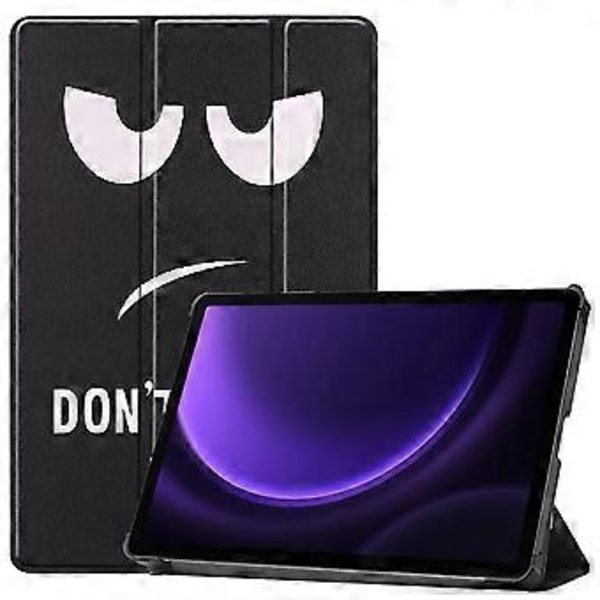 JSM PU-nahkainen älykkäämpi kotelo Samsung Galaxy Tab S9 FE 10.9:lle (Big Eye)