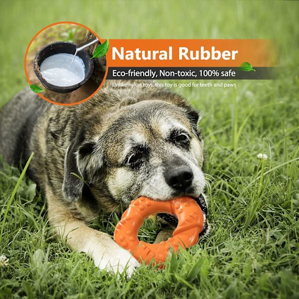 13 cm Orange Färg Hund Tuggleksak för Aggressiva Tuggare