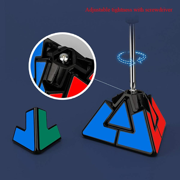 Duet Pyramide Speed ??Cube Pyraminx Magic Cube Triangle Twisty Cub