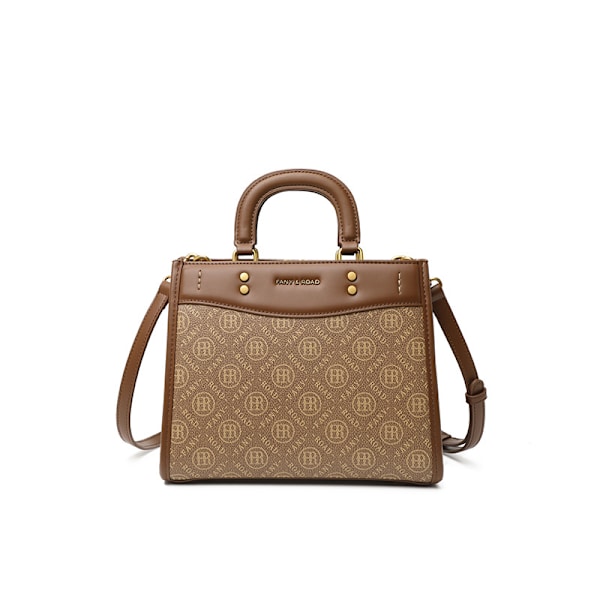 (Brun) Dam Crossbody Väska Retro Handväska Axelväska 8