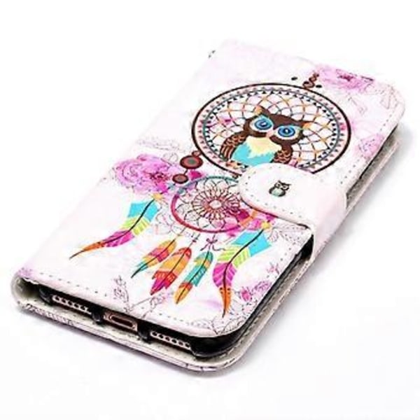 Til Samsung Galaxy S24 Ultra Cover Flip Stand Stilful Mønster Læder Pung Telefon Etui (Stil D)