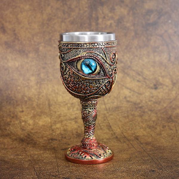 Vinglas i rostfritt stål The Eye of the Dragon Chalice, Dungeons and Drag