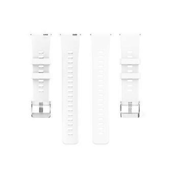 Klockarmband Vattentätt Mjukt Silikon 20mm Smart Klockarmband Armbandsrem Kompatibel Huawei Honor ES (Svart)