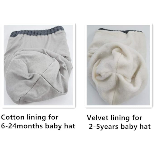 Vauvan talvihattu ja huivi -setti, unisex-lastenhattu ja huivi