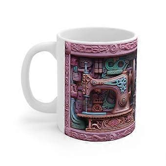 3D Sy-Mugg, Sy 3D-Mugg, Symaskinskopp, Sy-Presenter