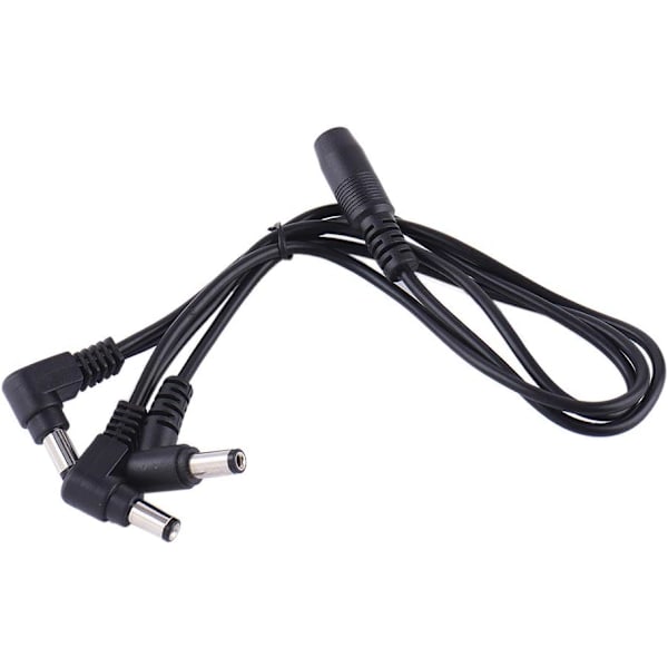 3-vägs daisy chain strömkabel gitarr strömkabel för elektriska gitarr effektpeder strömkabel