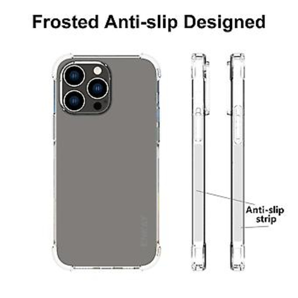 ENKAY Klar TPU støtsikker etui for iPhone 15 Pro Max