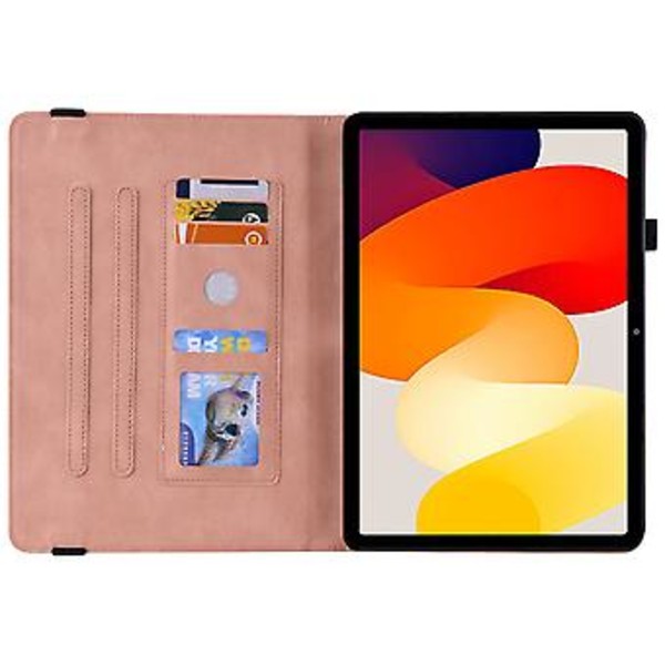 Læder Tablet Etui Til Xiaomi Redmi Pad SE 11 tommer (Rosenguld)