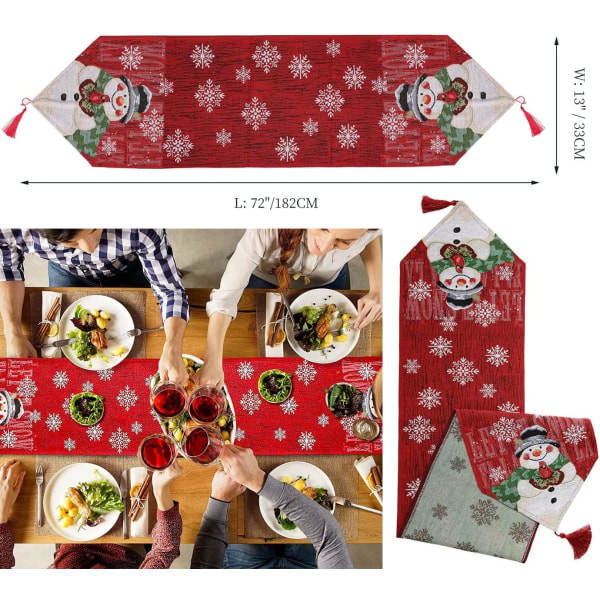 Christmas Table Runner, Festive Christmas Table Runner Christmas