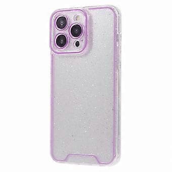 XW-serien til iPhone 14 Pro Max-deksel med glitterpulver, støtsikkert TPU-telefondeksel med lysende design (stil A)