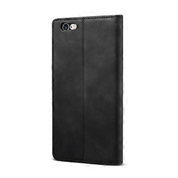 Læderetui til iPhone 6 / 6s (Sort)