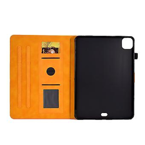 Butterfly Smart Läderfodral För iPad Pro 11 2024 (Khaki)