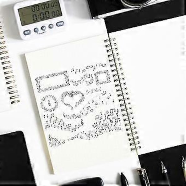 Musikknoter Silikon Stempel for DIY Scrapbooking Kortlaging