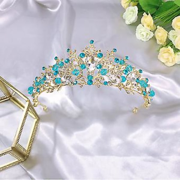 JUSCH Tiaror och Kronor, Fineder Kristall Tiara Huvudbonad Rhinestone Hår Smycken för Kvinnor Damar Brud Prinsessa Drottning Födelsedag Bröllop Pageant