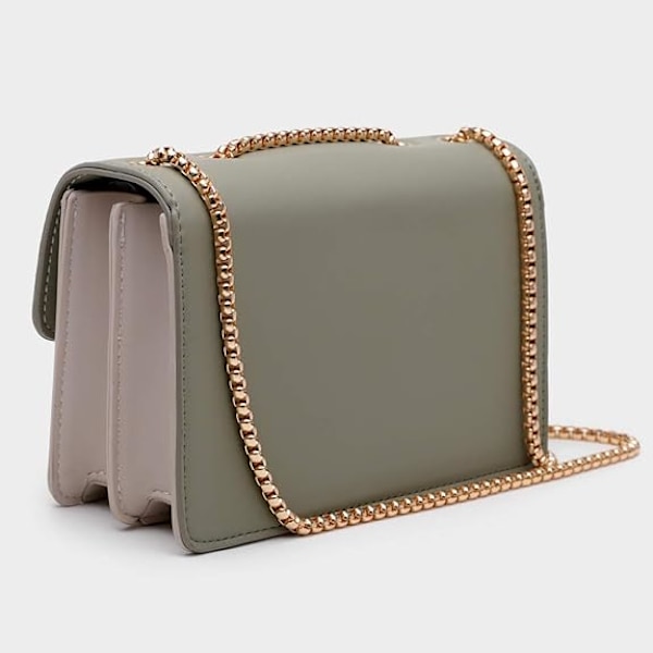 Färgblockerade Crossbody-väskor för Kvinnor Läder Cross Body Handväskor Cu