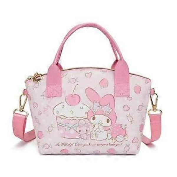 Sarjakuvamainen lasten nahkainen kosmetiikkalaukku crossbody-laukku olkalaukku pieni laukku (noob)