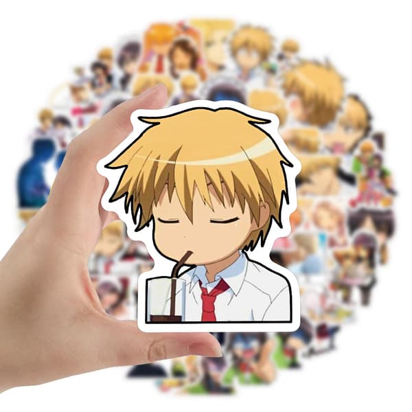 50 animerte klistremerker (stil 78)