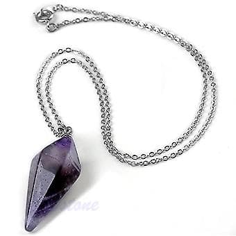 Krystal Pendul til Healing, Dowsing, Reiki og Chakra - Halskædevedhæng (Sort)
