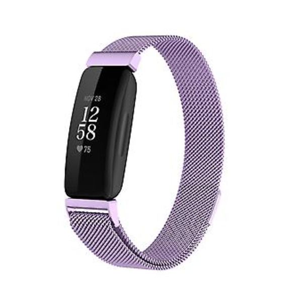 Til Fitbit Inspire 2 Milanese Urrem S (Lyselilla)
