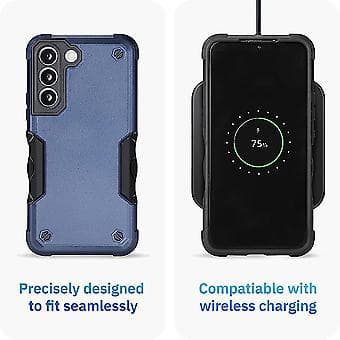 Series - (för Samsung Galaxy S21) - doubleShield Skyddande Skal - blå