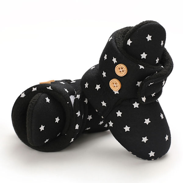 Baby flicka pojke tofflor stövlar fleece sock skor päls ankel stövlar baby första steg skor