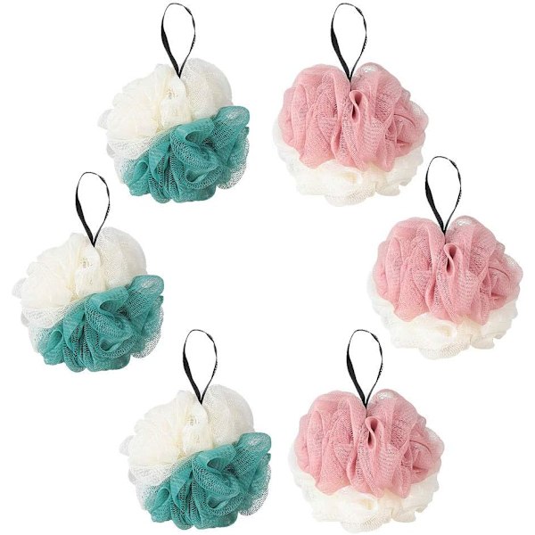 Badsvamp Meshborste Extra Tät Duschboll för Loofahsvamp Bo
