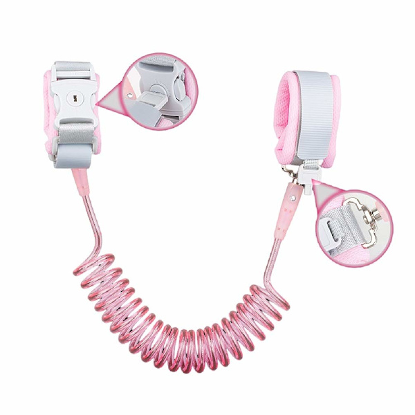 Baby Kids Anti-lost handledsrem Länk Koppel Barn Säkerhet handledsrem Sele