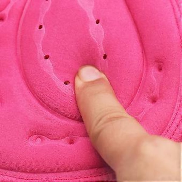 Nyhed Dame 4D Polstret Gel Cykelundertøj med Sæde Polstring, Elastiske Åndbare Cykelshorts til Sport (S Lilla)
