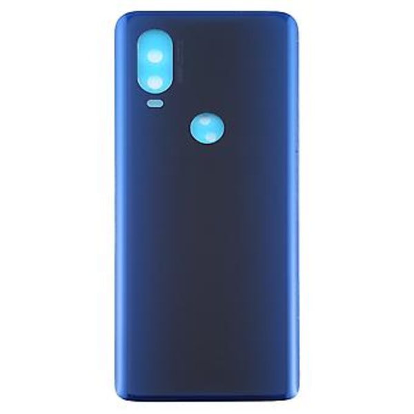 Batteri Bagside Cover til Motorola Moto One Vision Blå (Blå)