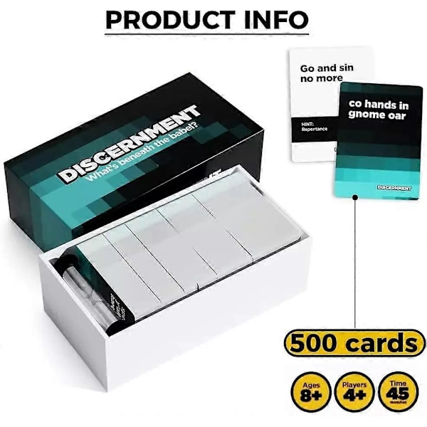 Discernment Card Game What's Beneath the Babel?