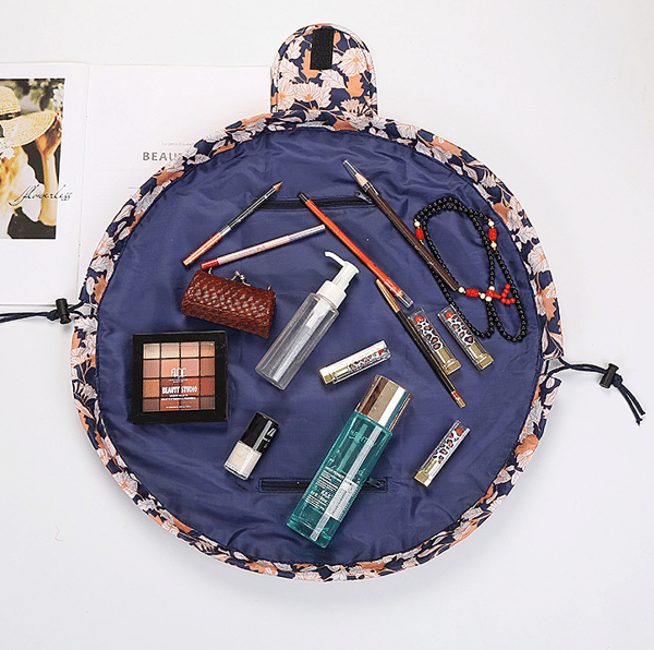 Farver, kosmetiske tasker, makeup tasker, et-trins snørebåndsdesign eller