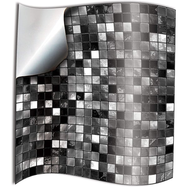 48x Autocollant en tuile pour Salle de Bain et Cuisine 10 x 10c