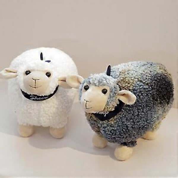 Pehmolelu Lammasnukke Pehmolelu Simulaatio Söpö Versio Ruma Söpö Lammas Unilelu Syntymäpäivälahja Tytöille (harmaa)
