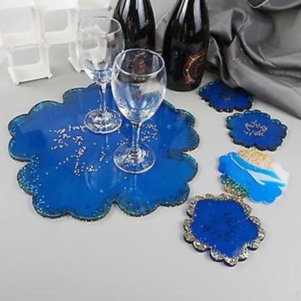 5 stk. Gartful Store Silikone Blomsterbrikker Forme Epoxy Resin Støbeforme
