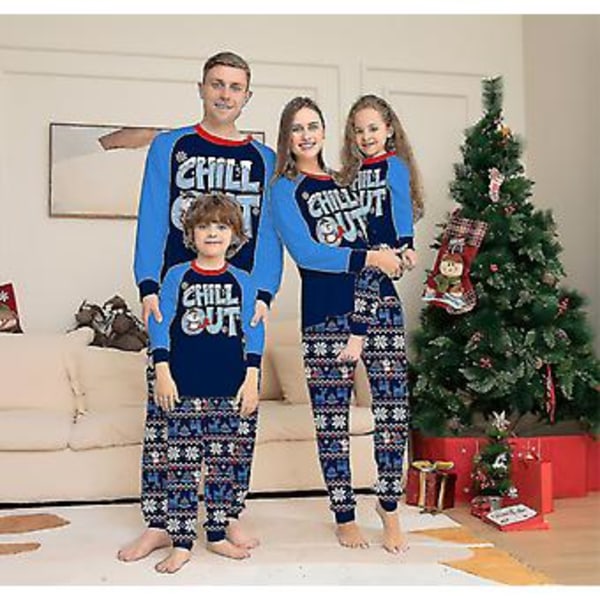 Familjepysjamas för jul - Pysjamasset för familjen Stil 5 (M Kvinna)