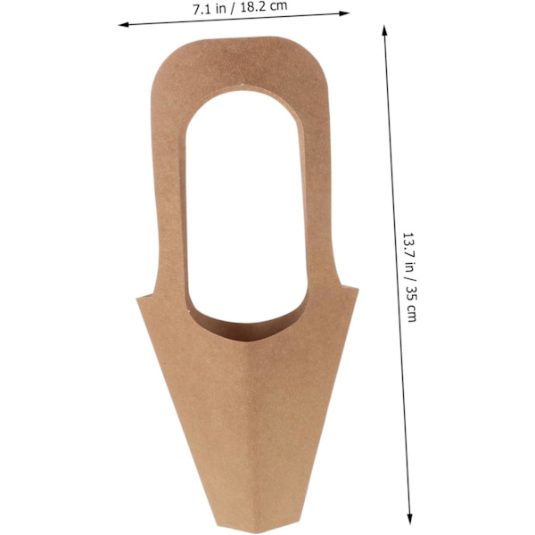 5 st Pocket Packningspapper Bukett Packpåsar Papperspackningspapper Blombukett Papperspackning